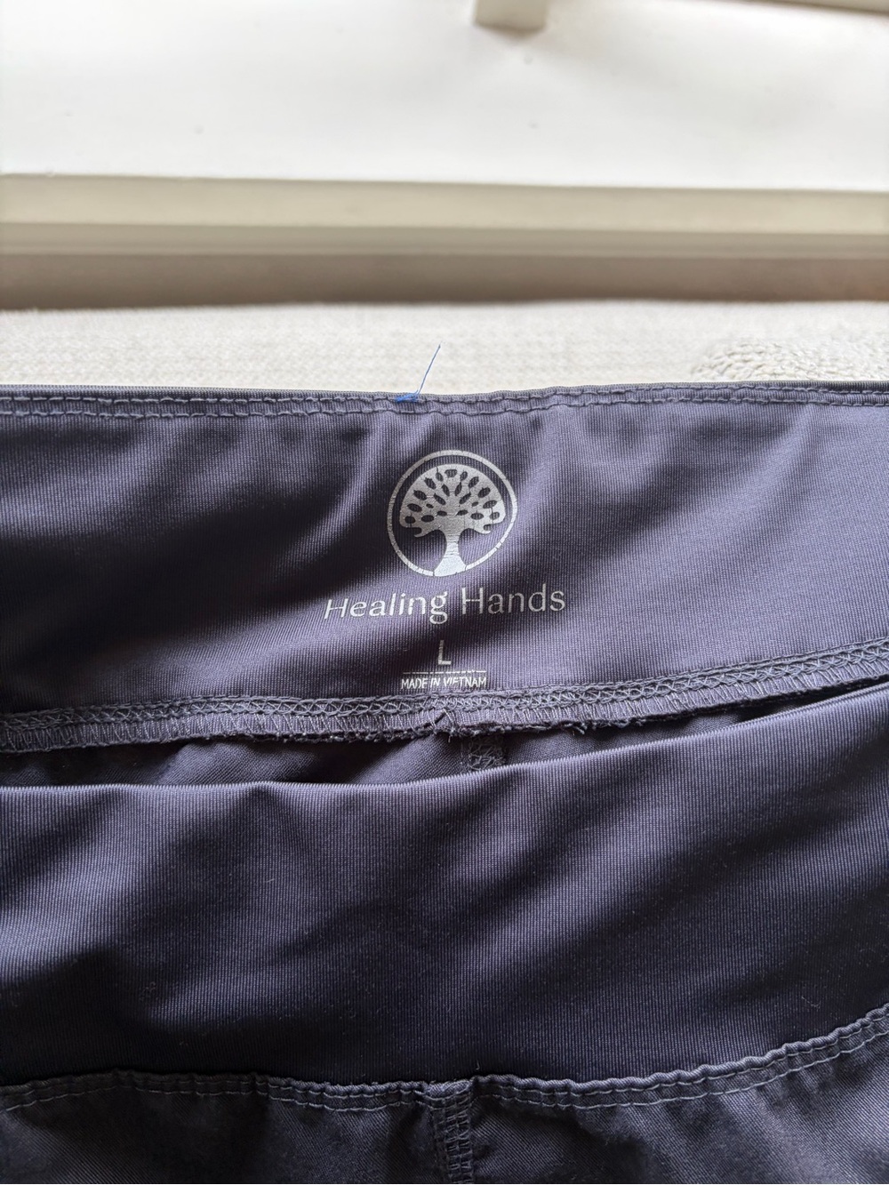 Healing Hands Scrub Pants - Grey and Black styles size large